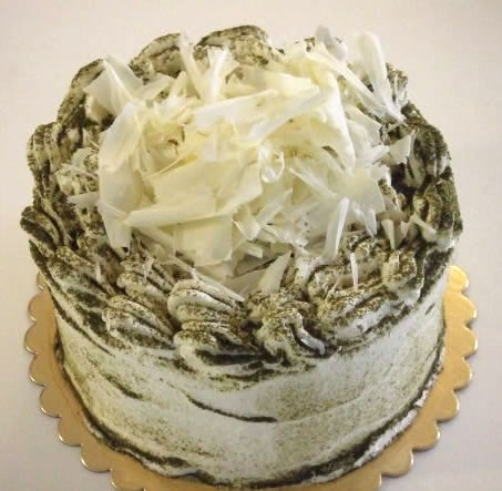 White Chocolate Green Tea Cake